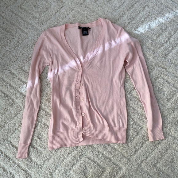 Destiny gold light pink sweater size small - Picture 1 of 1